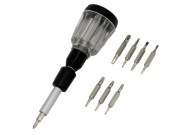 16-in-1 Stubby Precision Extendable Ratchet Screwdriver